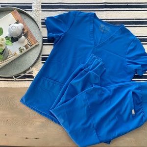 Figs Scrubs - Royal Blue - SM / SM